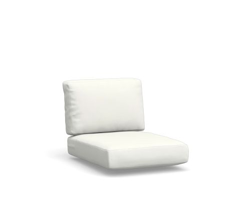 Square Arm Lounge Chair Cushion Cover