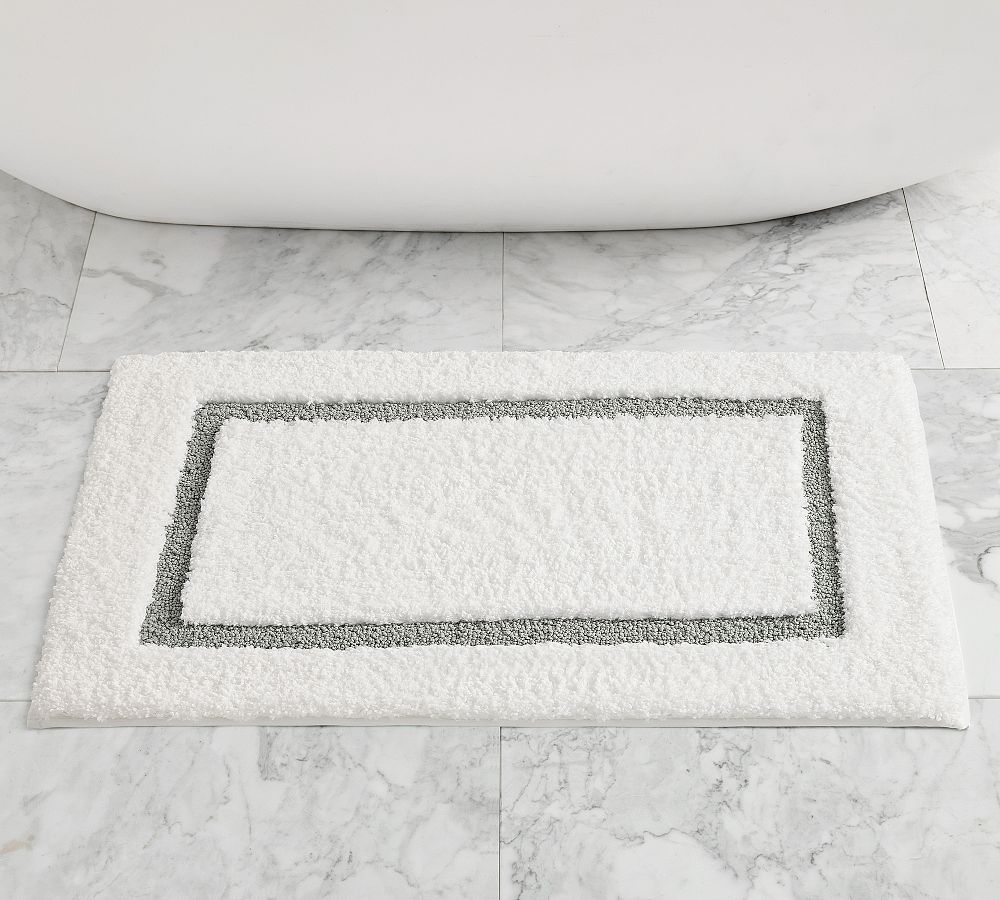 Morgan Memory Foam Bath Mat - Gray Mist, 21" x 34"