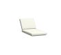 Huntington Cushion Cover Single Outdoor Chaise, High Performance Canvas; White