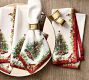 Nostalgic Christmas Icon Embroidered Cotton Twill Napkins - Set of 4