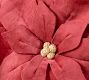 Velvet Poinsettia Shaped Pillow