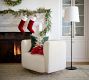 Velvet Poinsettia Shaped Pillow