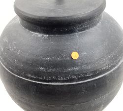 Open Box: Faris Ceramic 21&quot; Table Lamp Base - Matte Black