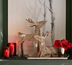 Ruby Red Glass Hurricane Candle Holder