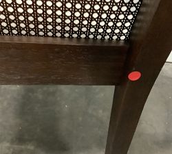 Open Box: Monty Cane Dining Chair - Vintage Amber