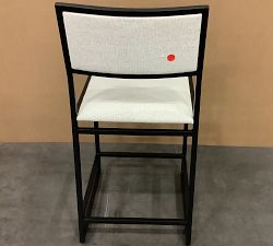 Open Box: Hardy Upholstered Counter Stool - Performance Boucle Oatmeal, Bronze