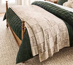 Jacquard Knit Fair Isle Blanket