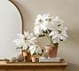 Faux Potted Poinsettias
