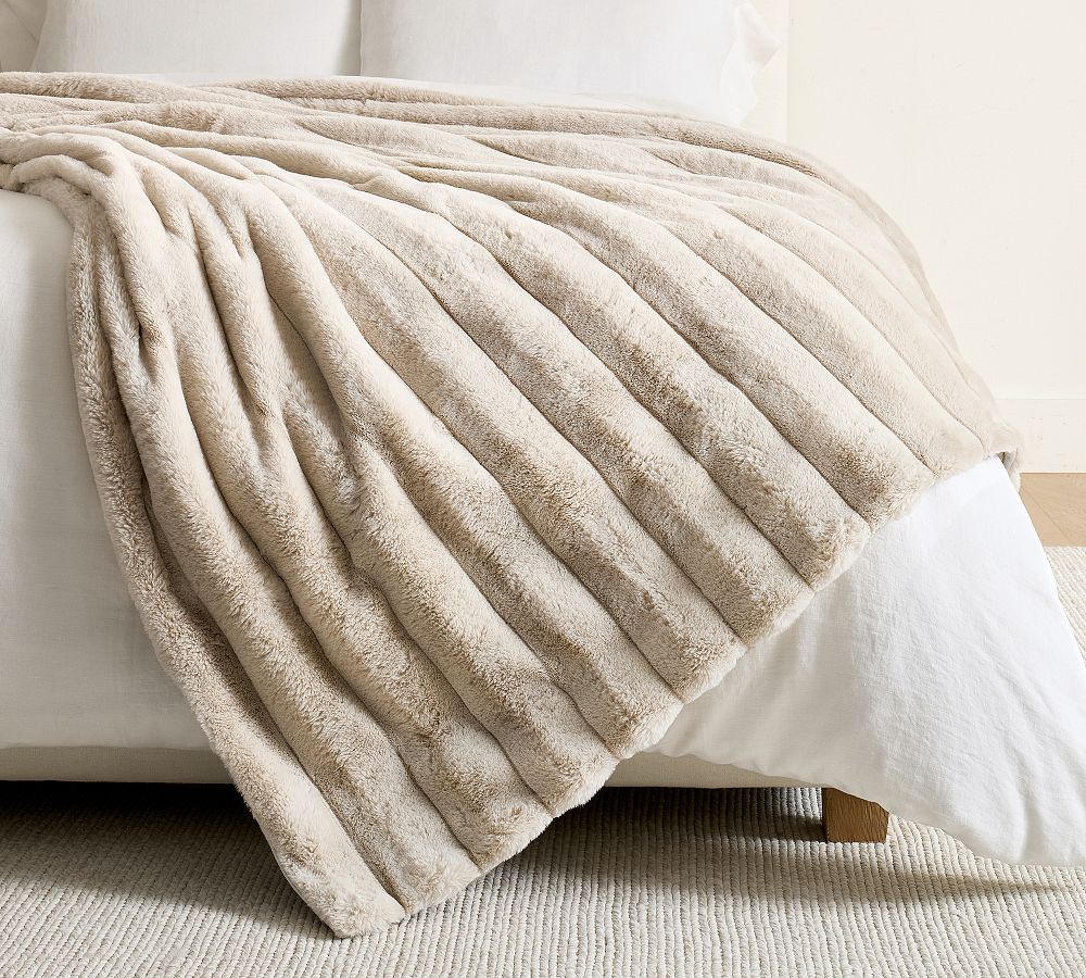 Double Faced Faux Fur Blanket