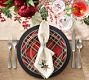 Stewart Plaid Stoneware Dinner Plates - Set of 4