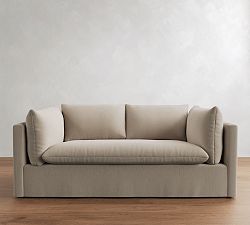 Palmetto Slipcovered Sleeper Sofa (55&quot;&ndash;79&quot;)