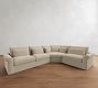 Westwood Roll Arm Deep Seat 3-Piece Wedge Sectional (131&quot;&ndash;146&quot;)