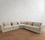 Westwood Slim Arm Deep Seat 3-Piece L-Shaped Wedge Sectional (130&quot;)