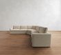 Westwood Slim Arm 3-Piece L-Shaped Wedge Sectional (125&quot;)