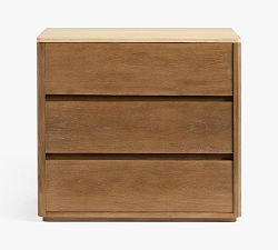 Open Box: Kona Travertine 3-Drawer Dresser (36") - Woodland Brown