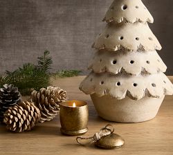 St. Jude Vintage Bell Candle - Winter Spruce