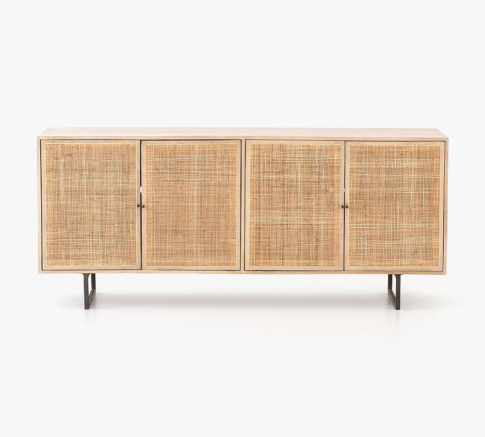 Dolores Cane Console Table (72&quot;)