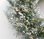Faux Pine and Pussywillow Wreath &amp; Garland