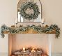Faux Pine and Pussywillow Wreath &amp; Garland