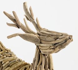 Driftwood Standing Deer