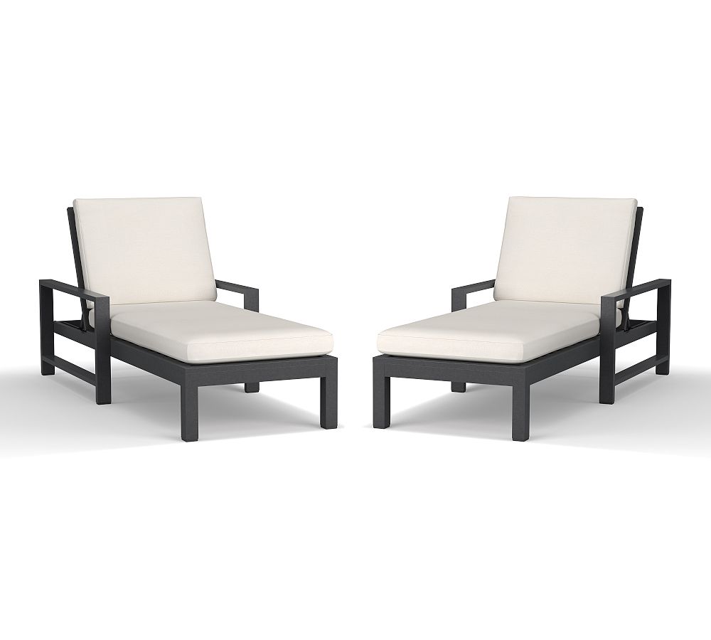 Indio Metal Outdoor Single Chaise Lounge
