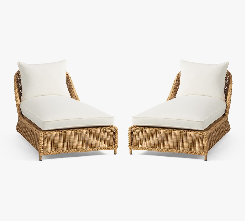 Westport Wicker Outdoor Single Chaise Lounge