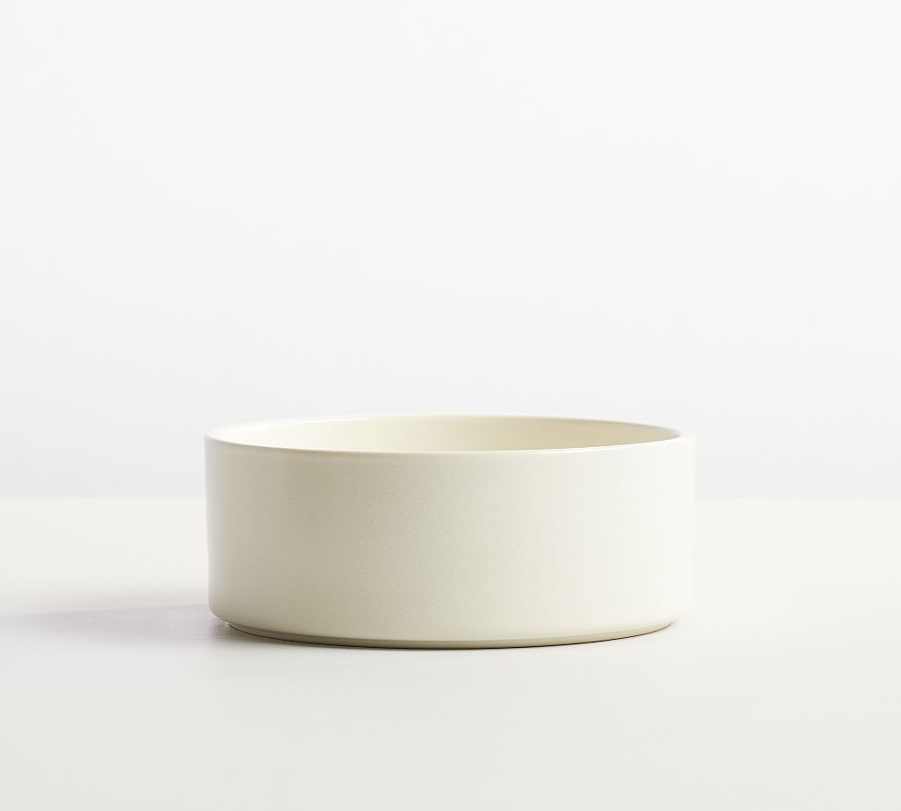 Mason Stoneware Pet Bowl - Ivory, Medium, 10 Cups
