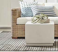 Pomona Concrete Square Outdoor Bunching Table (22&quot;)