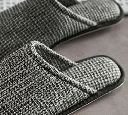 Belgian Flax Linen Waffle Slippers