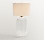 Cooper Ribbed Glass Table Lamp (19"-30")