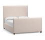 Raleigh Square Upholstered Tall Bed With Footboard