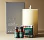 Flameless Oil Diffuser Pillar Candle with Remote + Scented Oil Set