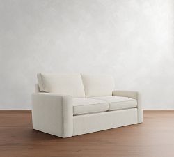 Pearce Square Arm Slipcovered Sofa (66&quot;&ndash;92&quot;)