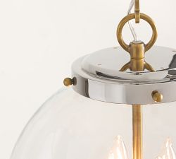 Anthony Recycled Glass Globe Pendant (14&quot;-18&quot;)