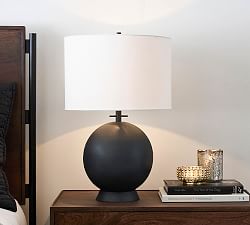 Caufield Metal Ball USB Table Lamp (15&quot;)