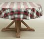 Stewart Plaid Round Cotton Tablecloth