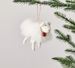 Handcrafted Wool Sheep Ornament