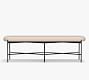 Maison Upholstered Backless Bench