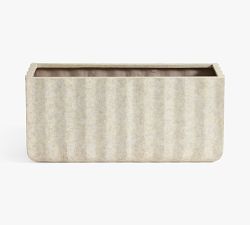 Modern Fluted Square Planters