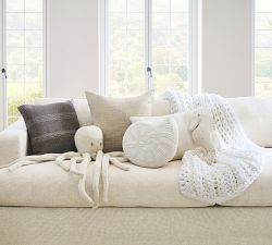 Seahorse Hand-Stitched Shaped Pillow