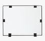 Vail 38&quot; Glass Fireplace Screen