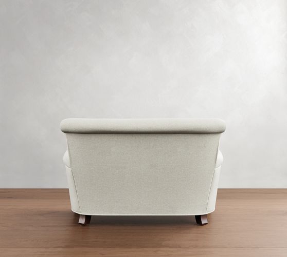 Pottery Barn Irving Roll Arm Settee - Thumbnail 4