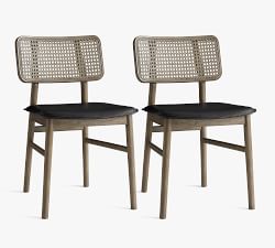 Serling Leather Dining Chairs, Set of 2