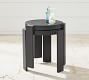 Malibu Metal Stackable Outdoor Side Stool, Set of 2 (18&quot;)