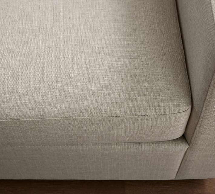 Seat cushion and fabric texture close-up