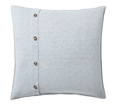 Wheaton Striped Linen/Cotton Euro Sham