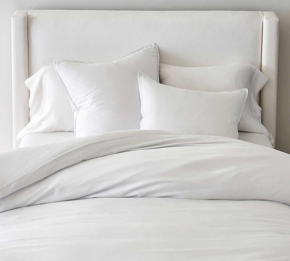 TENCEL™ Essential Duvet Cover - White, King/Cal. King