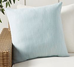Open Box: Performance Slub Outdoor Pillow, 24" - Cloud