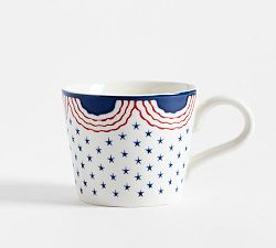 Americana Bunting Stoneware Mug