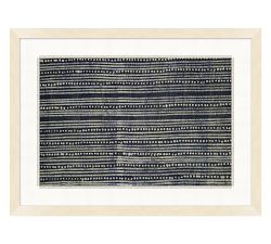 Indigo Batik Framed Paper Print